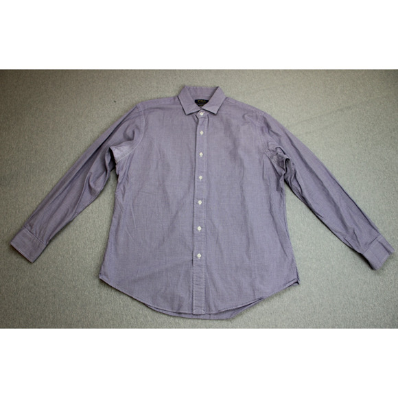 Polo Ralph Lauren Dress Shirt Men's 16.5 Purple Custom Fit Formal Button-Up - Picture 1 of 7